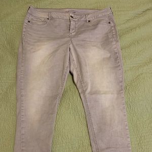 Lavender skinny jeans